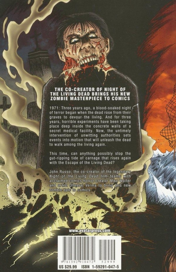 ESCAPE OF THE LIVING DEAD RESURRECTED TP [9781592910472] **PROMOCJA TOMY**
