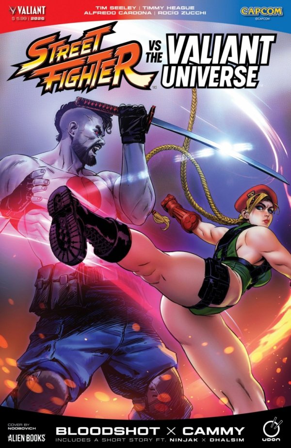 STREET FIGHTER VS THE VALIANT UNIVERSE SPECIAL VARIANT D NOOBOVICH [73238818694500141]
