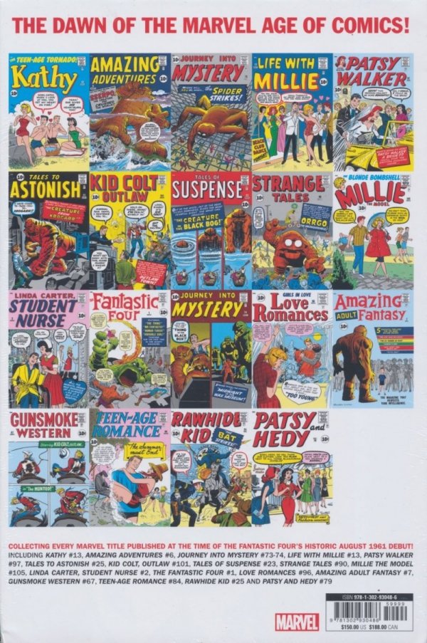 MARVEL AUGUST 1961 OMNIBUS HC [STANDARD] [9781302930486] **promocja TOMY**