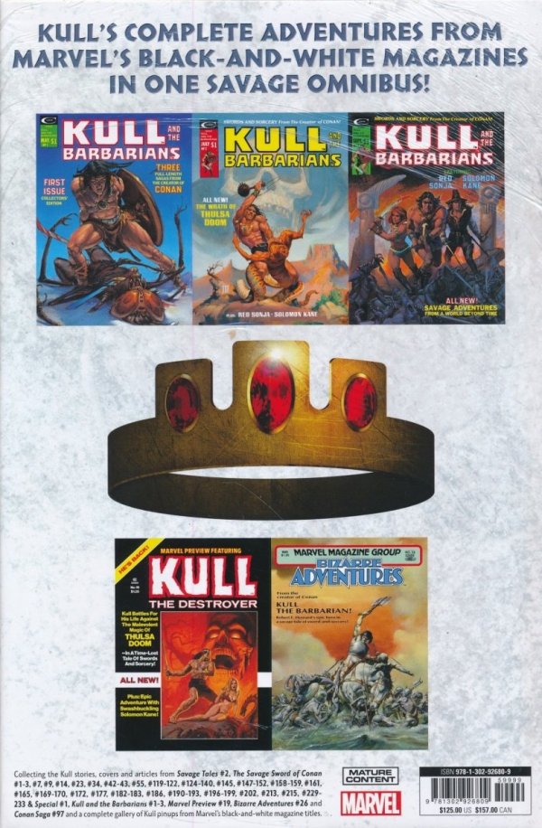 KULL THE SAVAGE THE ORIGINAL MARVEL YEARS OMNIBUS HC [STANDARD] [9781302926809] **OFERTA EKSPOZYCYJNA**