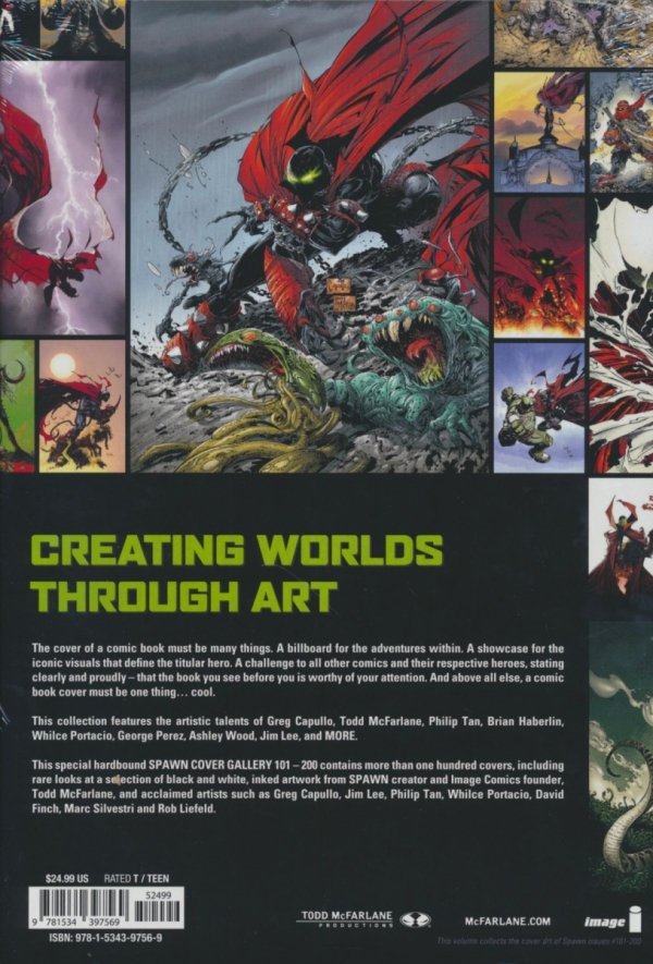 SPAWN COVER GALLERY VOL 02 101-200 HC [9781534397569]