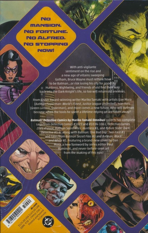 BATMAN DETECTIVE COMICS BY MARIKO TAMAKI OMNIBUS HC [9781799502401]