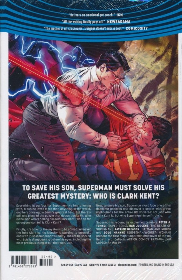 SUPERMAN REBORN HC [9781401273583]