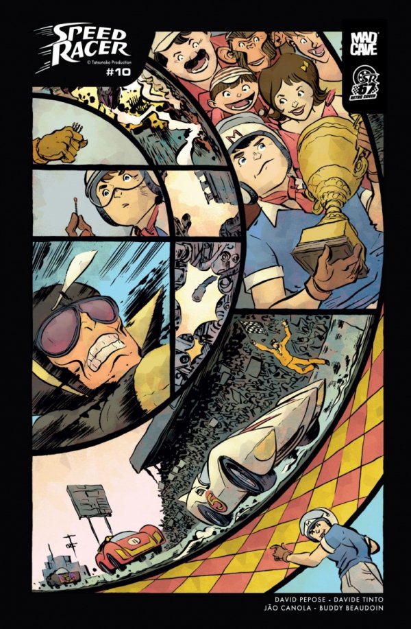 SPEED RACER #10 CVR B JESSE LONERGAN CONNECTING RETRO VAR [60196140488510021]