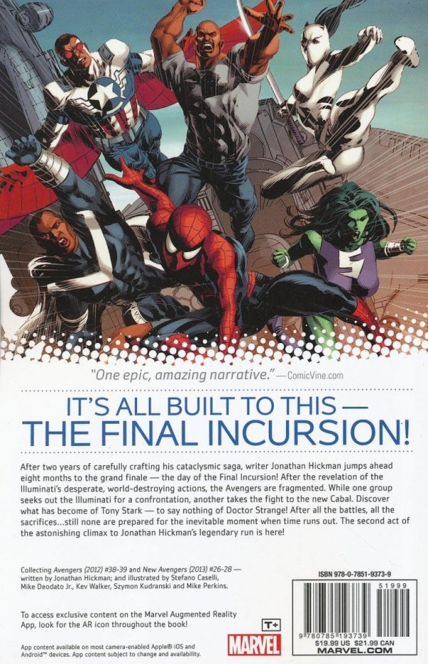 AVENGERS TIME RUNS OUT VOL 02 TP [9780785193739] **promocja TOMY**