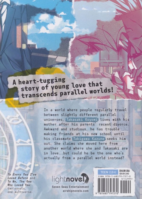 TO EVERY YOU IVE LOVED BEFORE LIGHT NOVEL TP [9781685797270]