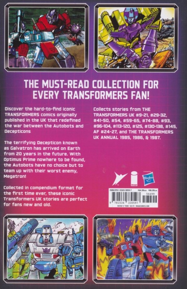 TRANSFORMERS UK COMPENDIUM VOL 01 TP [STANDARD] [9781534330597]