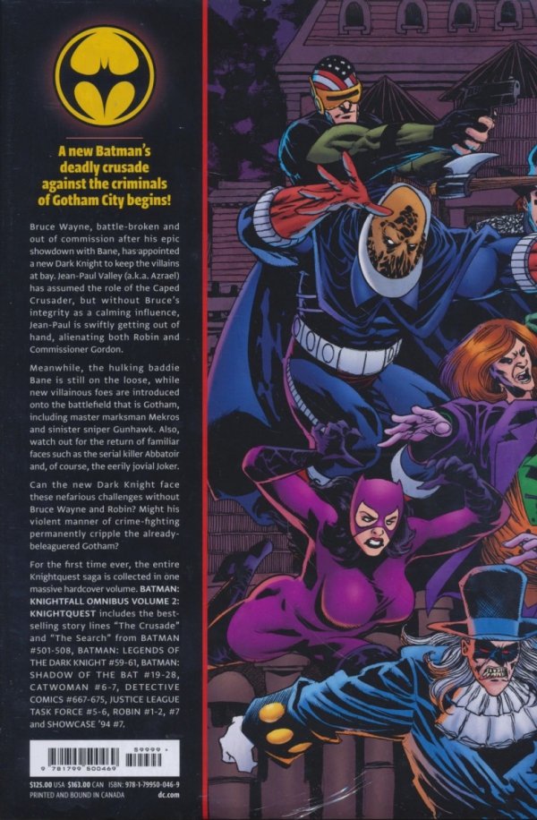 BATMAN KNIGHTFALL OMNIBUS VOL 02 KNIGHTQUEST HC [9781799500469] **promocja TOMY**