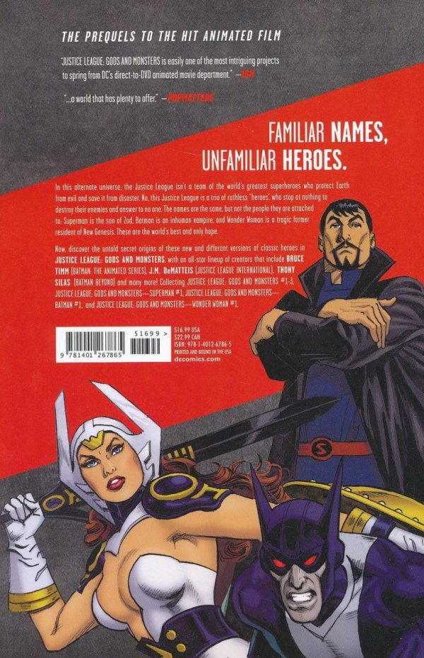 JUSTICE LEAGUE GODS AND MONSTERS TP [9781401267865]