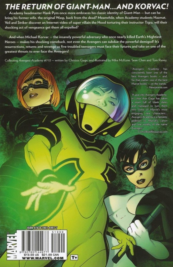 AVENGERS ACADEMY VOL 02 WILL WE USE THIS IN THE REAL WORLD TP [9780785144977]