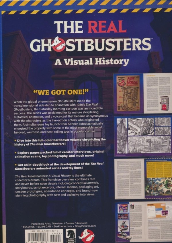 REAL GHOSTBUSTERS A VISUAL HISTORY HC [9781506749273]