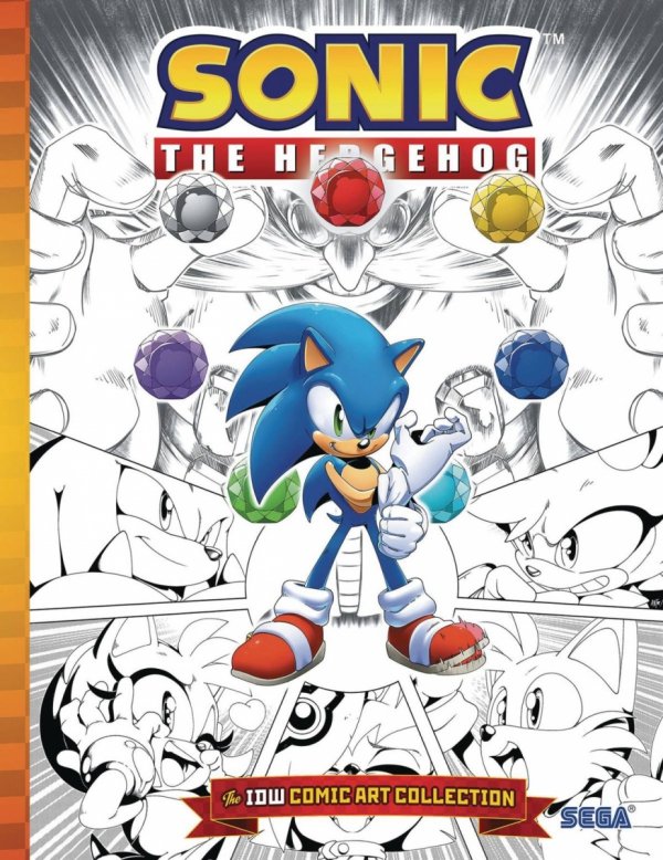SONIC THE HEDGEHOG IDW COMIC ART COLLECTION VOL 01 HC [9798887240428]