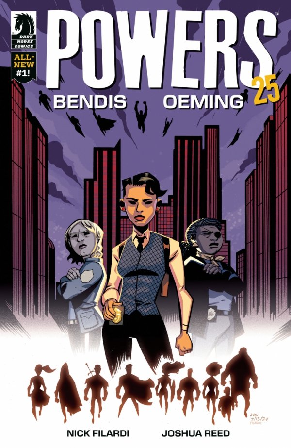 POWERS 25 #1 CVR A MICHAEL AVON OEMING [76156801445700111]