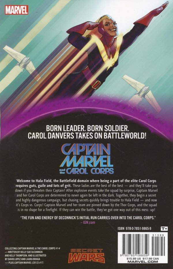 CAPTAIN MARVEL AND THE CAROL CORPS TP [9780785198659] **promocja TOMY**