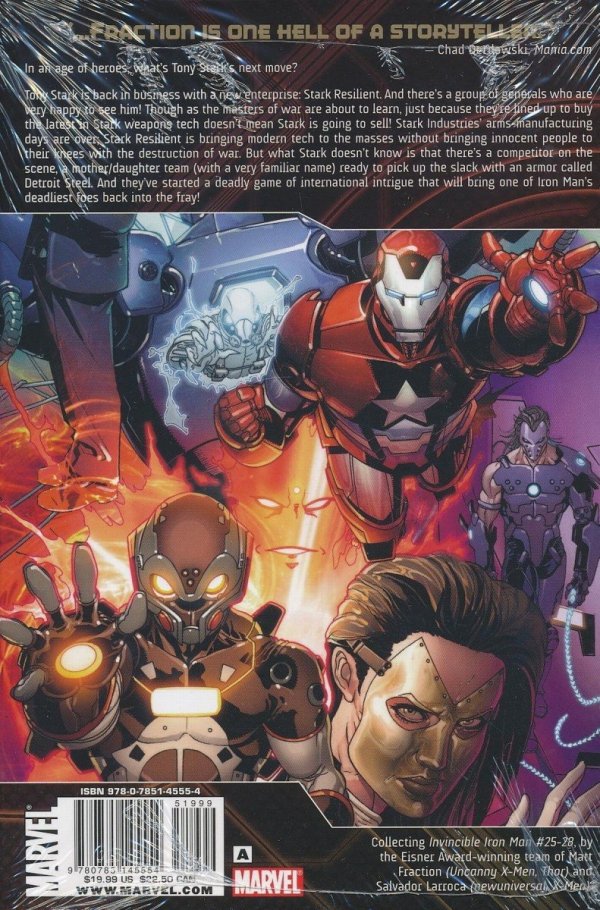 INVINCIBLE IRON MAN VOL 05 STARK RESILIENT PART 1 HC [9780785145554]