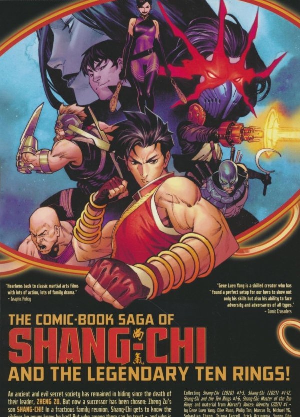 SHANG-CHI BY GENE LUEN YANG TP [9781302956202]