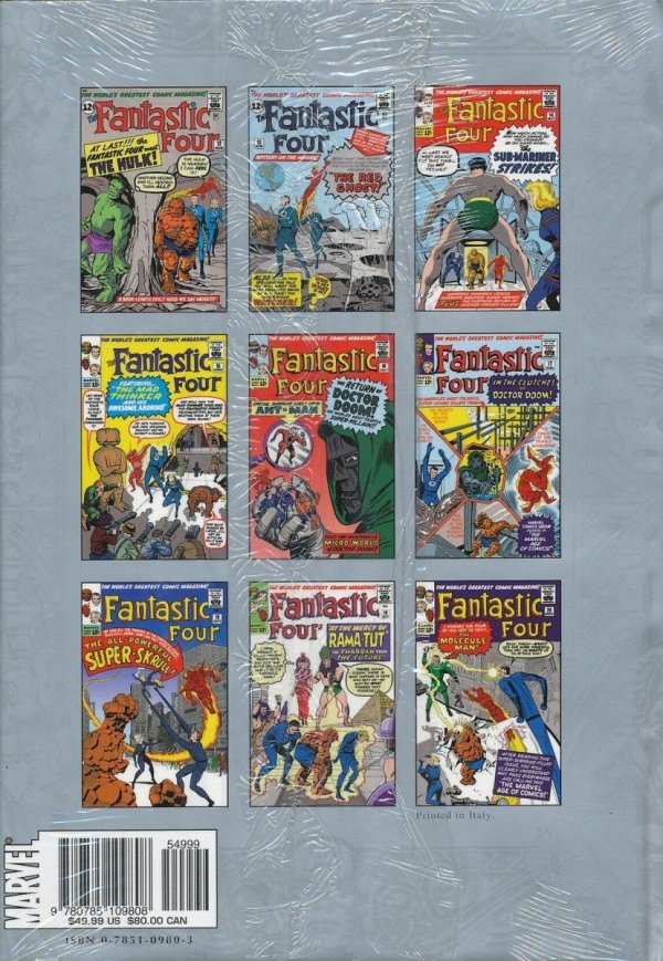 MARVEL MASTERWORKS THE FANTASTIC FOUR VOL 02 HC [STANDARD] [9780785109808]