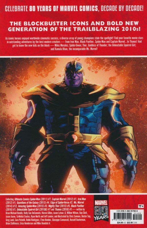 DECADES MARVEL IN THE 10S LEGENDS AND LEGACY TP [9781302917920] **promocja TOMY**