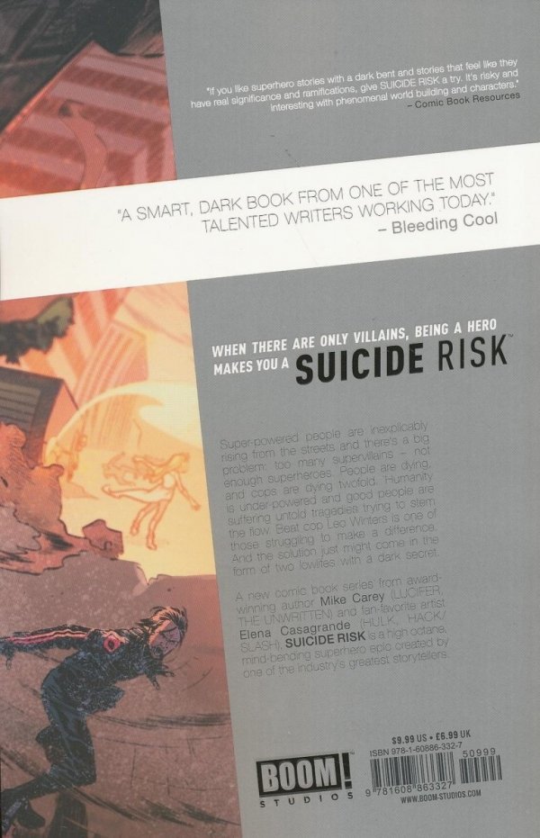 SUICIDE RISK VOL 01 TP [9781608863327]
