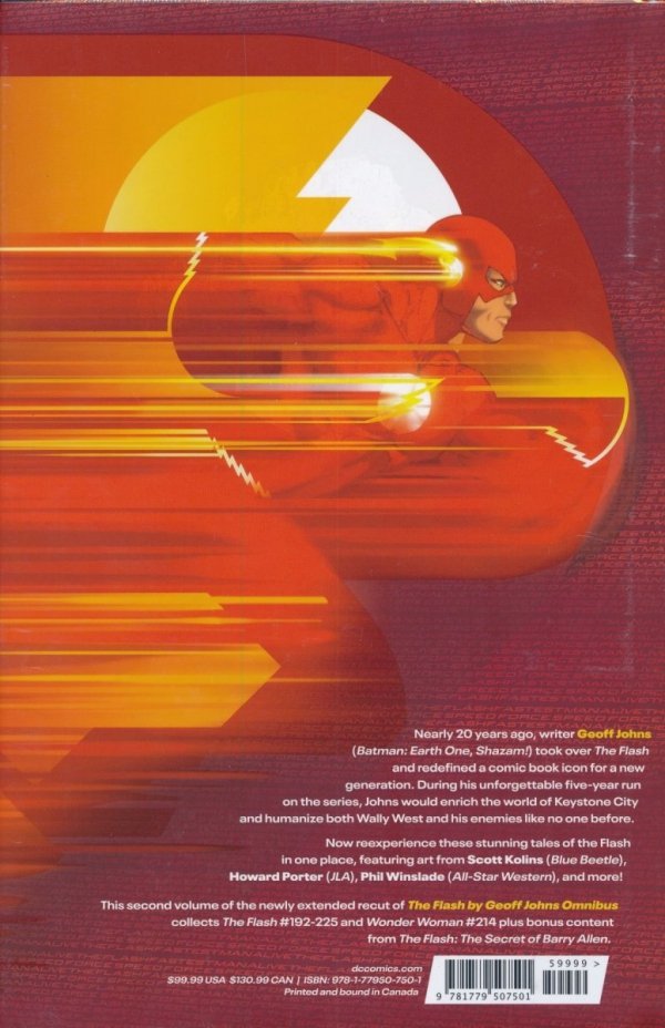 FLASH BY GEOFF JOHNS OMNIBUS VOL 02 HC [9781779507501] **promocja TOMY**