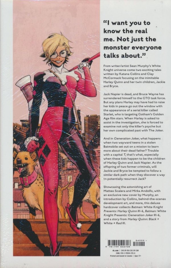 BATMAN WHITE KNIGHT PRESENTS HARLEY QUINN AND GENERATION JOKER THE DELUXE EDITION HC [9781799502708]