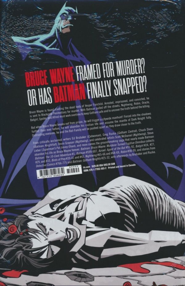BATMAN BRUCE WAYNE MURDERER TURNED FUGITIVE OMNIBUS HC [9781779528032]