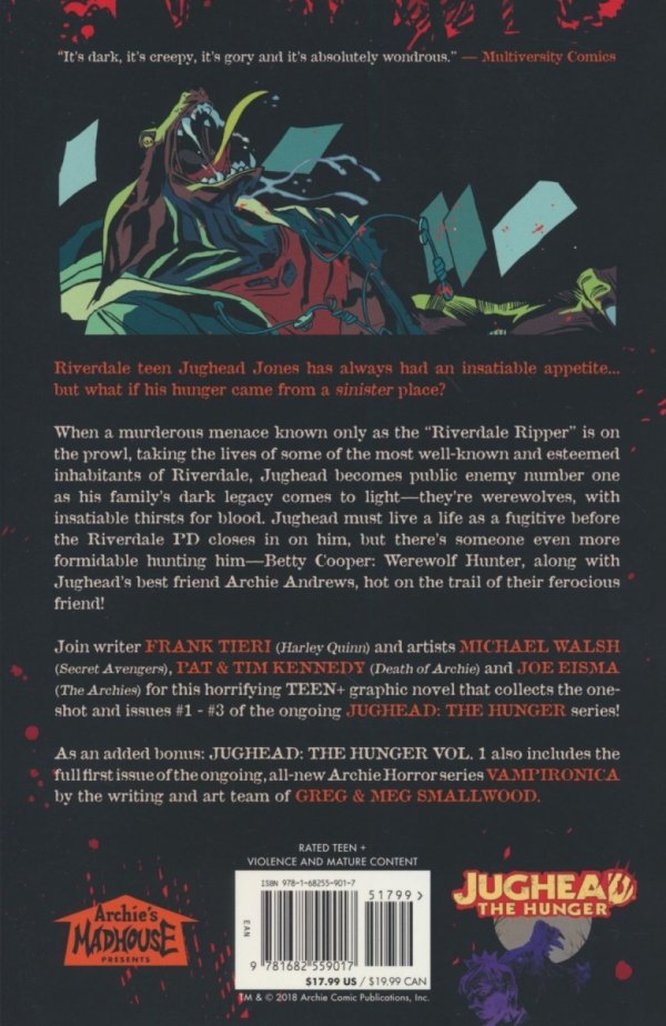JUGHEAD THE HUNGER VOL 01 TP [9781682559017]