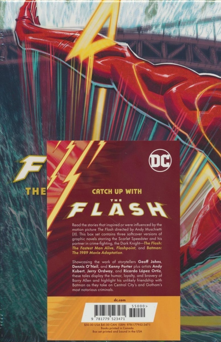 FLASH THE FASTEST MAN ALIVE THE FLASH THE FASTEST MAN ALIVE FLASHPOINT BATMAN THE 1989 MOVIE ADAPTATION SC [9781779523471]
