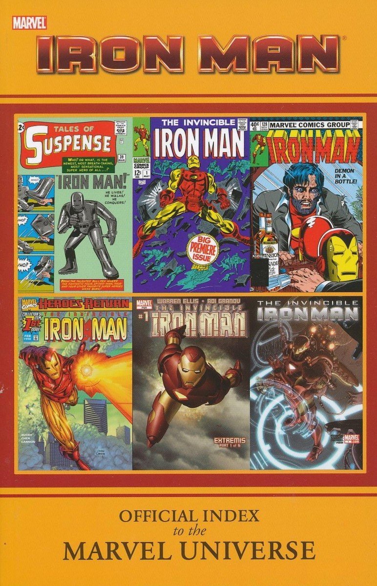 IRON MAN OFFICIAL INDEX TO THE MARVEL UNIVERSE SC [9780785145899]
