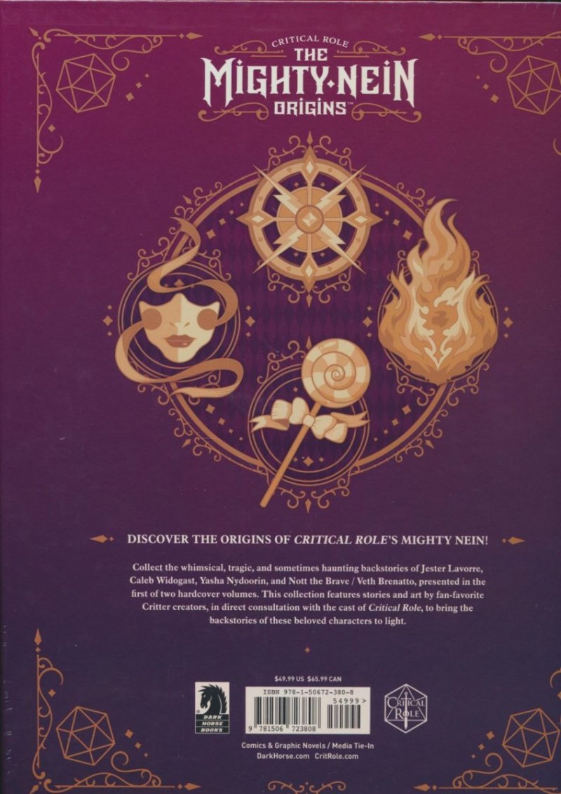 CRITICAL ROLE MIGHTY NEIN ORIGINS LIBRARY EDITION HC [9781506723808]