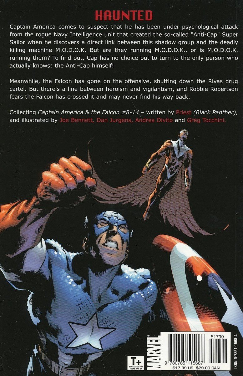 CAPTAIN AMERICA AND FALCON VOL 02 BROTHERS AND KEEPERS SC