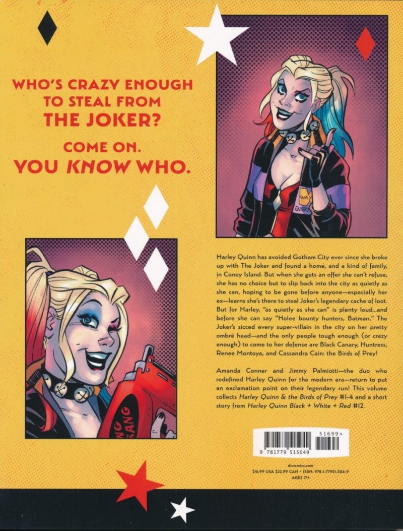 HARLEY QUINN AND THE BIRDS OF PREY THE HUNT FOR HARLEY SC [9781779515049]