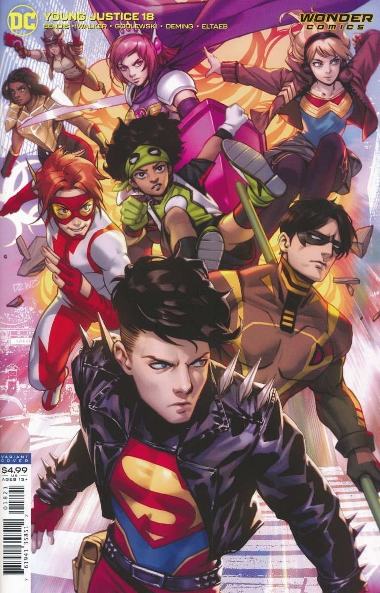 YOUNG JUSTICE #18 CVR B