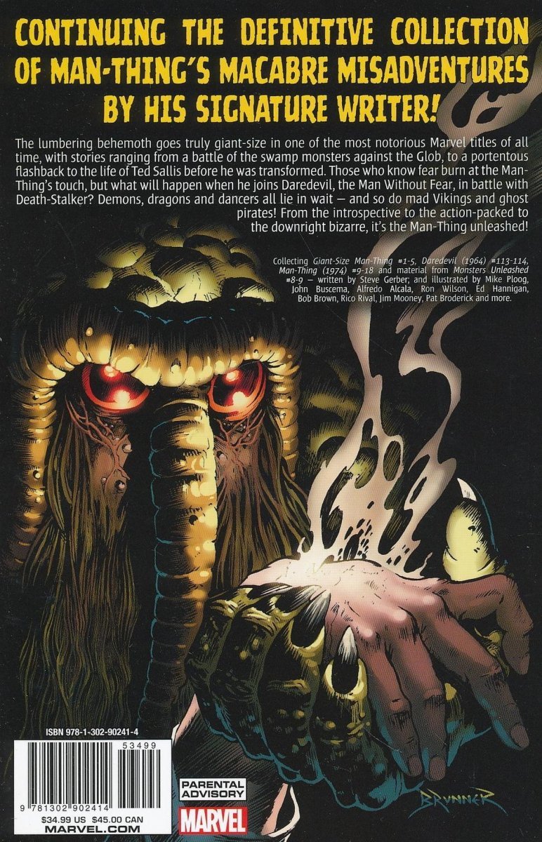 MAN THING BY STEVE GERBER THE COMPLETE COLLECTION VOL 02 SC