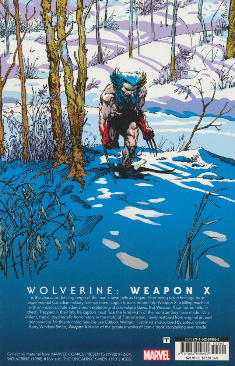 WOLVERINE WEAPON X DELUXE EDITION SC [9781302949860]