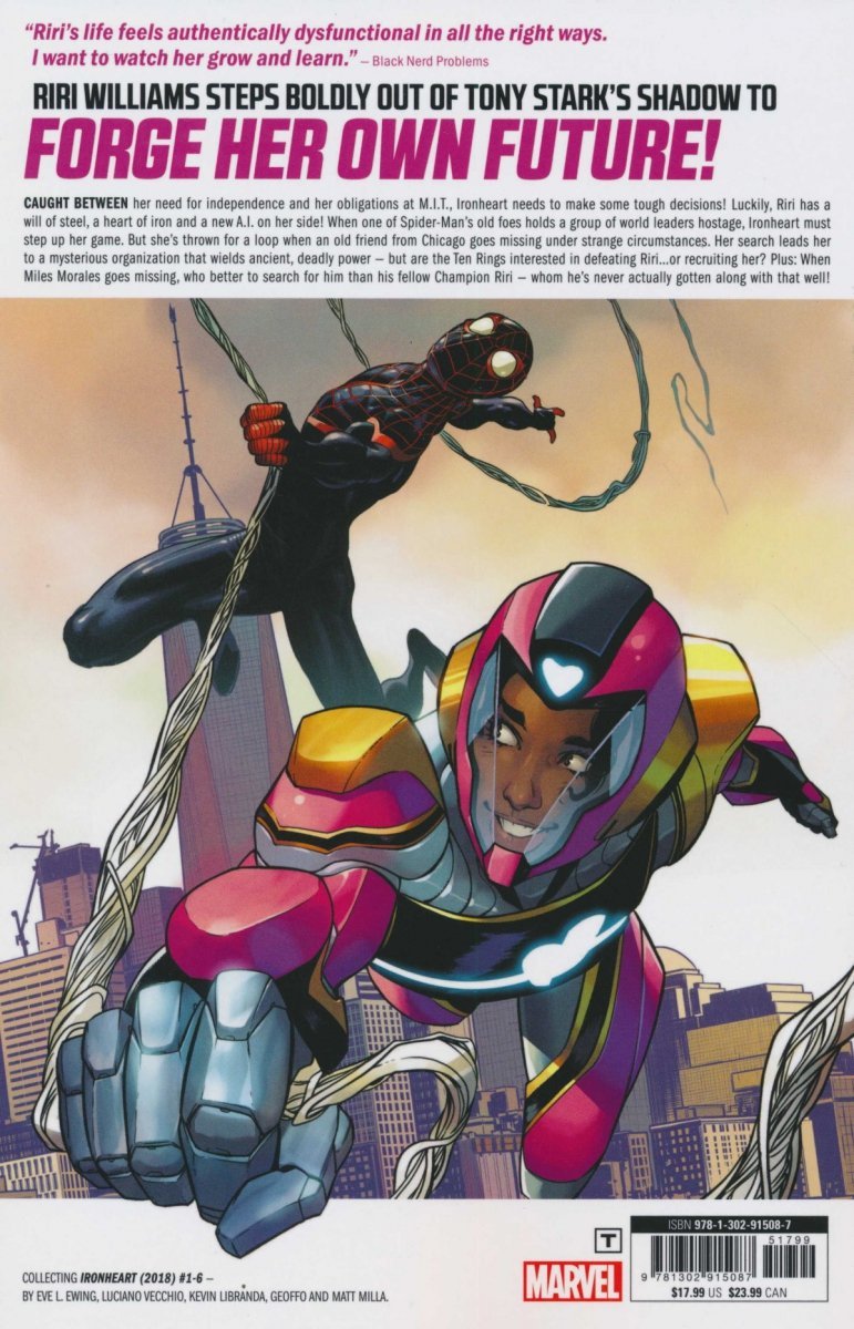 IRONHEART VOL 01 THOSE WITH COURAGE SC [9781302915087]