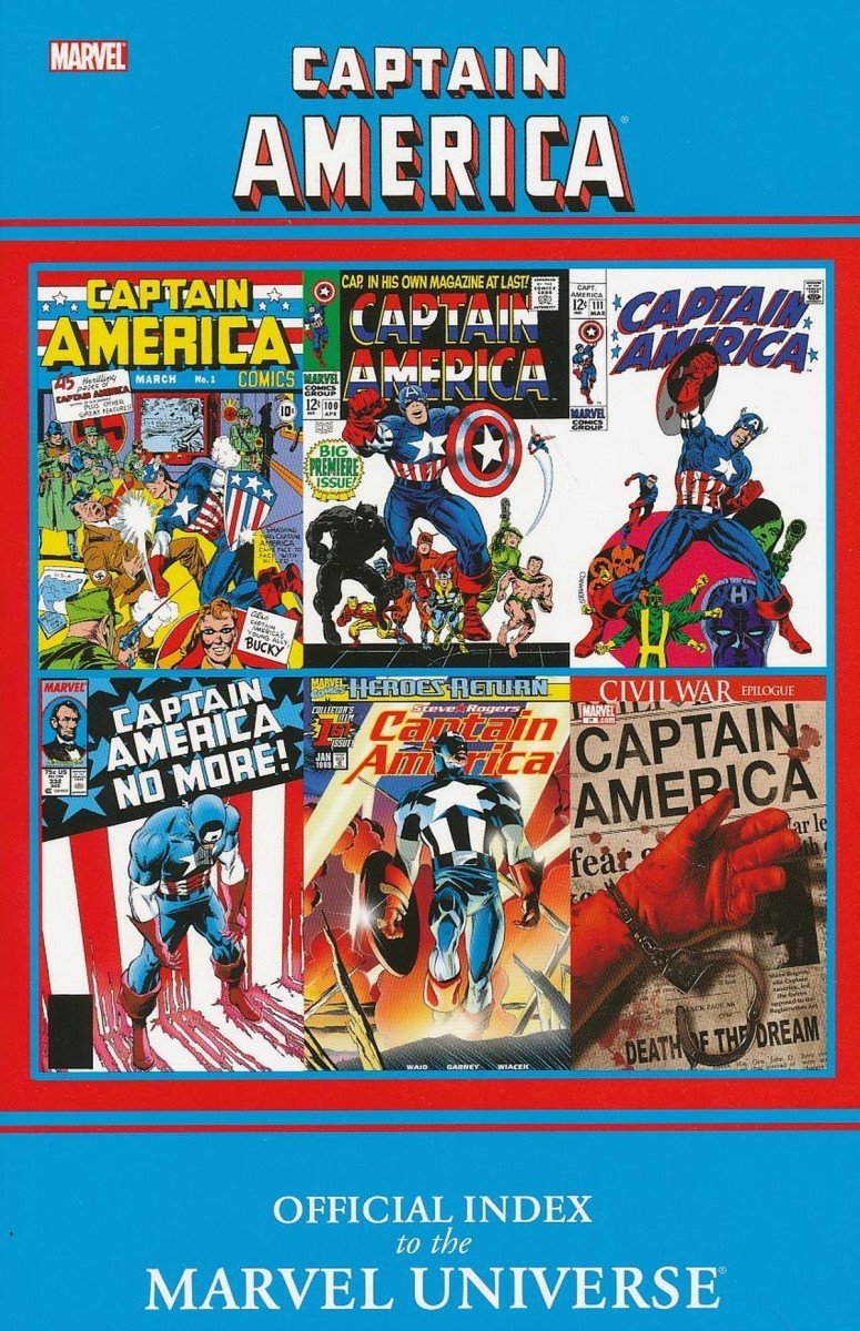 CAPTAIN AMERICA OFFICIAL INDEX TO THE MARVEL UNIVERSE SC [9780785150978]