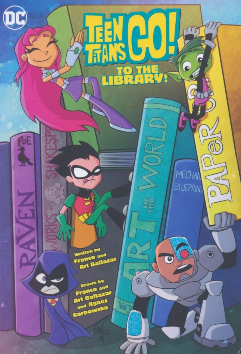 TEEN TITANS GO TO THE LIBRARY SC [9781779503886]