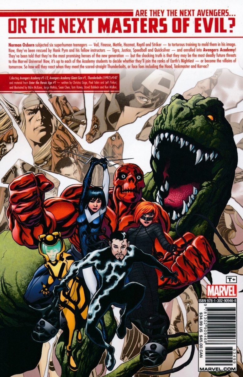 AVENGERS ACADEMY THE COMPLETE COLLECTION VOL 01 SC [9781302909468]
