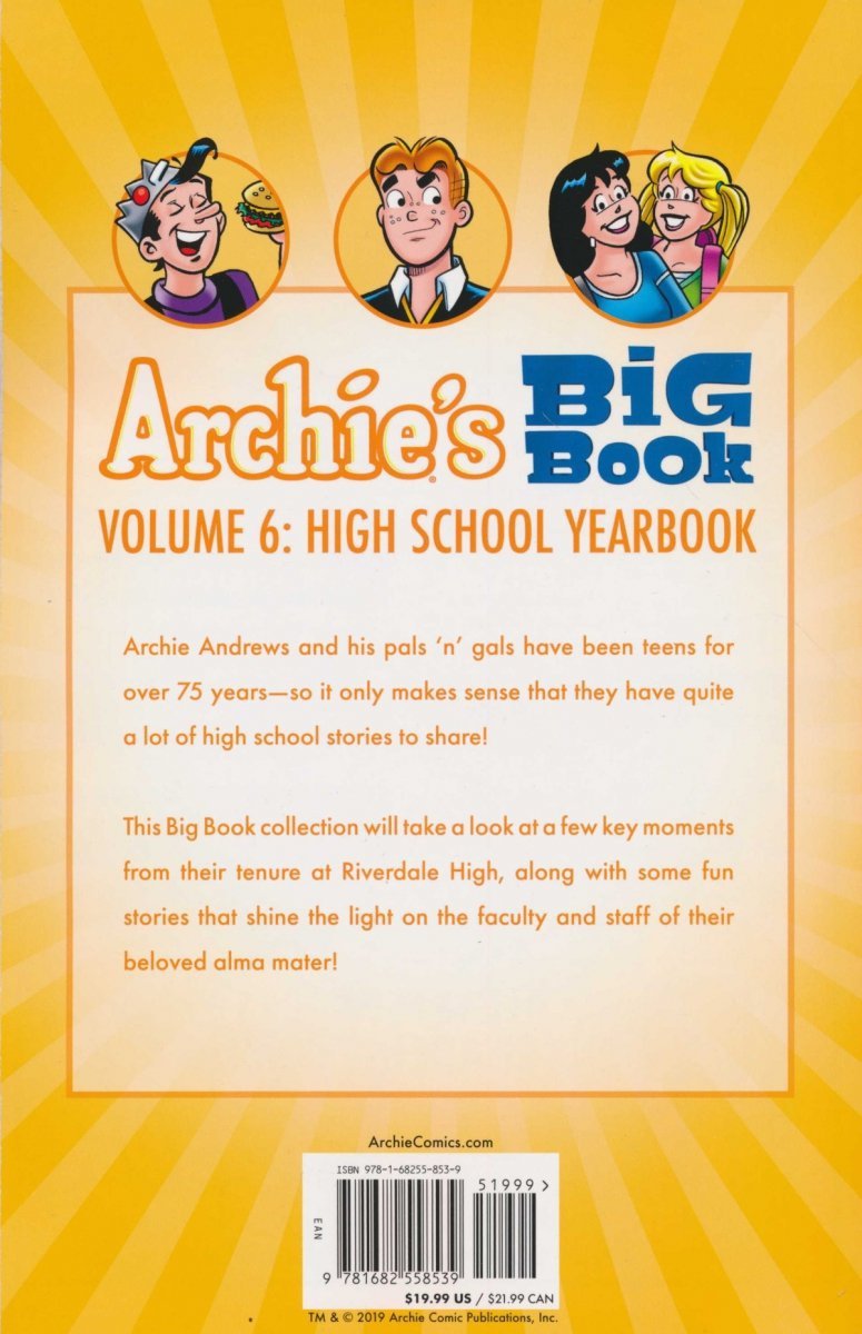 ARCHIES BIG BOOK VOL 06 HIGH SCHOOL YEARBOOK SC [9781682558539]