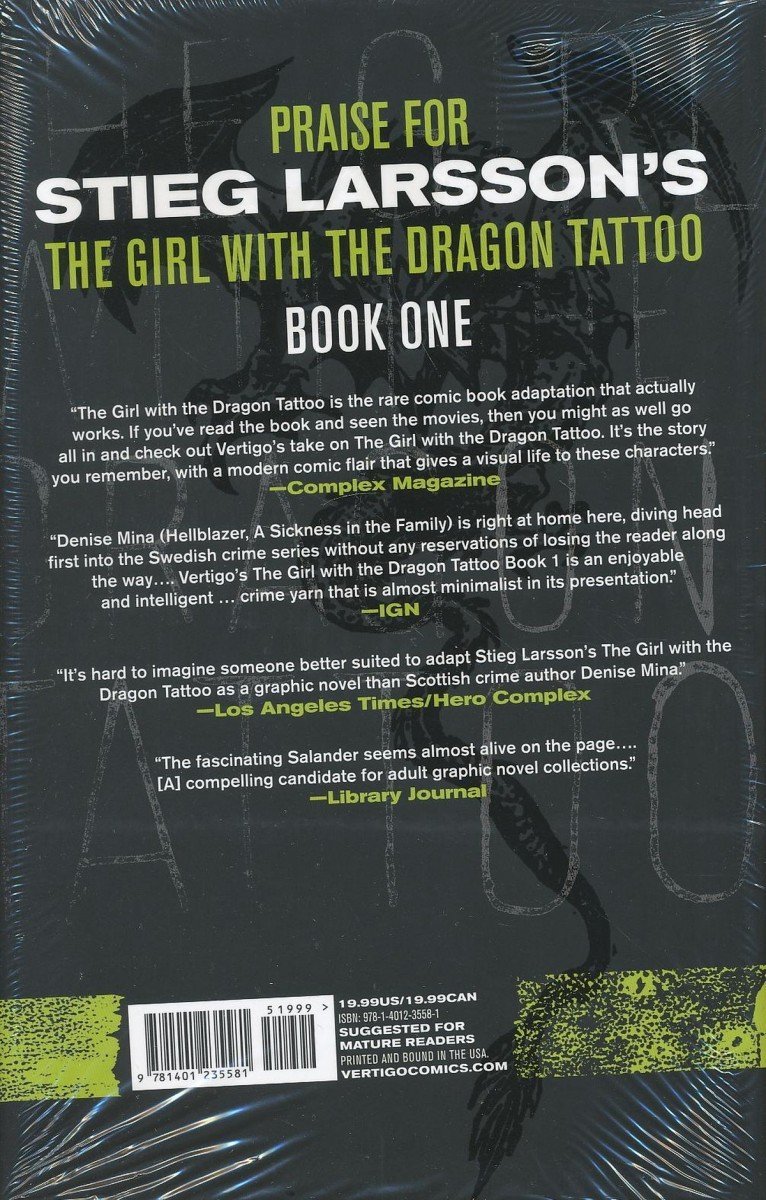 GIRL WITH THE DRAGON TATTOO VOL 02 HC [9781401235581]