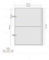 KLASER NA 234 MONETY  I 50 BANKNOTÓW + FUTERAŁ A4