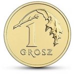 1 Grosz gr 2018 menniczy mennicza z woreczka