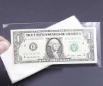 Holdery na banknoty 6X13 cm 25 szt