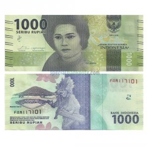 INDONEZJA Banknot 1000 Rupii 2016 UNC 