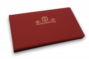 ALBUM KLASER na banknoty PREMIUM BORDOWY