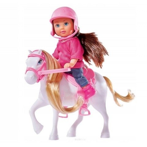 Lalka Barbie Simba Evi Love z białym kucykiem