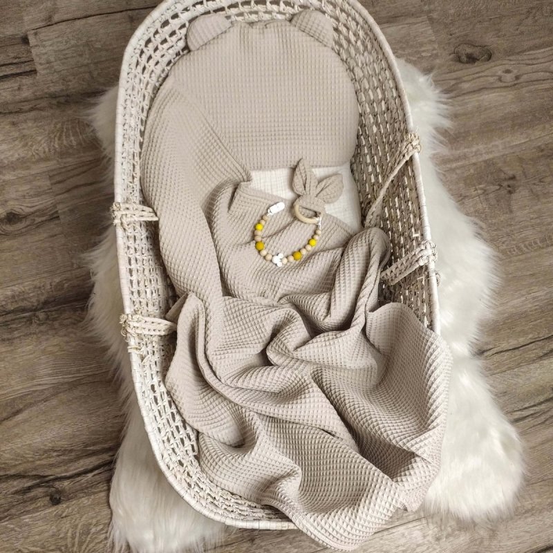 Zestaw prezent BABYSHOWER - beżowy