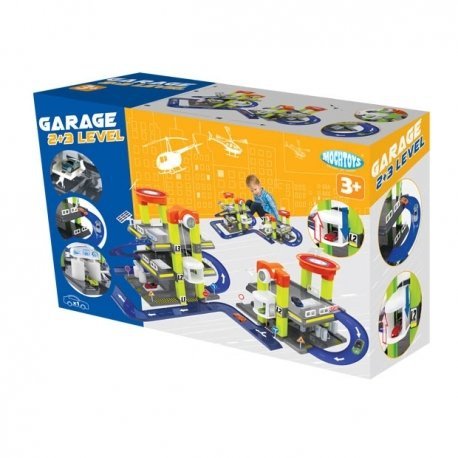 MOCHTOYS NOWOCZESNY MEGA GARAŻ 2+3 POZIOMY PARKING