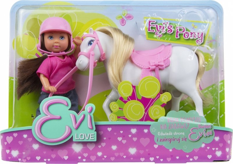 Lalka Barbie Simba Evi Love z białym kucykiem